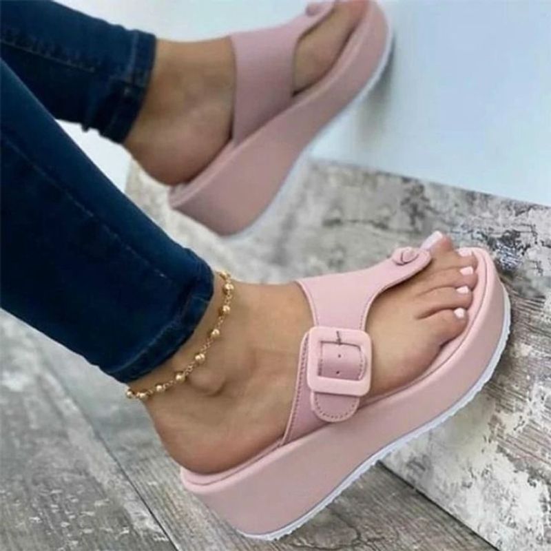 Νέα γυναικεία πέδιλα καλοκαιρινής μόδας casual σαγιονάρες γυναικείες πλατφόρμα Wedges σανδάλια πάρτι Peep toe παπούτσια Παντόφλες εξωτερικού χώρου_voghion.com