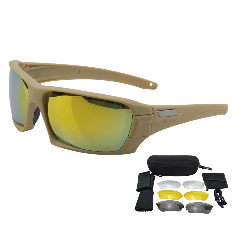 Træn udendørs Live Shooting CS Anti-impact vind- og sand-taktiske øjenbeskyttelsesbriller_voghion.com