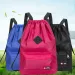 Student Backpack Womens Bag Waterproof School Large Capacity INS Fashionable Drawstring Travel 250408l_voghion.com