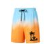 Männerkleeder 25 Summer Männer grenziwwerschreidend Auslandshandel Gradientfaarf locker gedréckt Véierpunkt Strandshorts_voghion.com