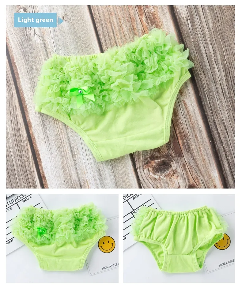 Vasaras meitenes mazuļa PP 0-2 gadus vecs mīksts un jauks divpusējs sieta zīdaiņu kokvilnas šorti bērnu bikses_voghion.com