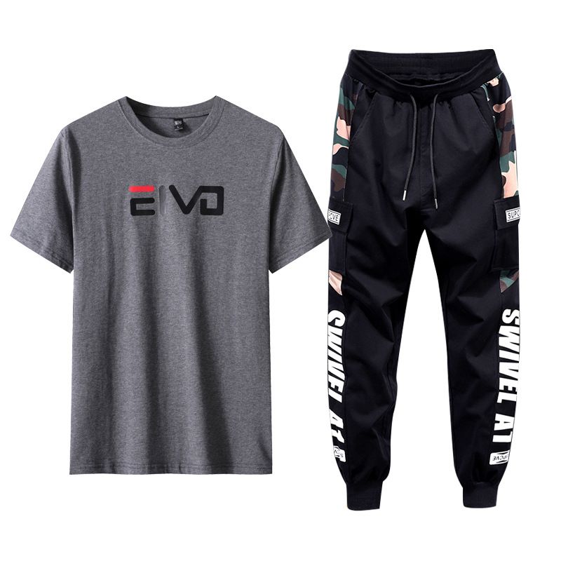 Conjunto de ropa informal a juego para adolescentes y niños, de talla grande, a la moda._voghion.com