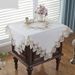 Table Cloth Lace Fabric Art Nordic TV Cabinet Tea Table Table Cloth Pure White Modern Simple Table Cloth 2020 New_voghion.com