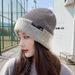 Cappello invernale da donna in maglia spessa e calda, versione coreana, protezione per le orecchie, berretto morbido a doppia faccia, all'ingrosso per uomo_voghion.com
