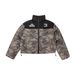 Unisex Winter Camo Puffer Jacket - Oversized Military Style Quilted Coat With Stand Collar (Thickened Polyester Shell & Cotton Lining)_voghion.com