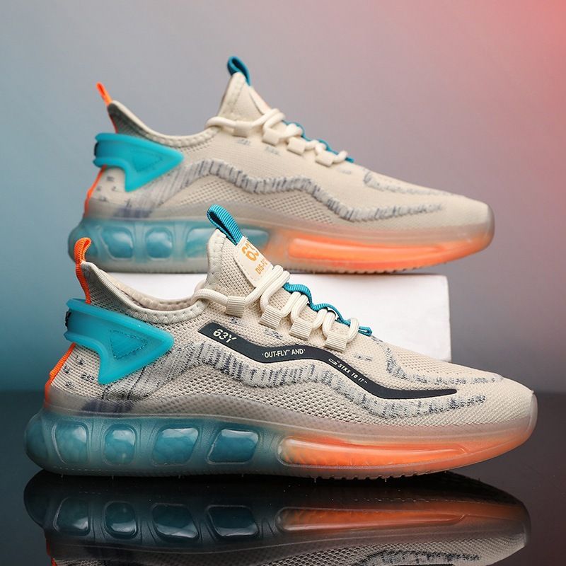 Men Tennis Shoes Sneakers Synthetic Fabric Cushioned Easy To Clean Footwear_voghion.com