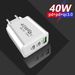 syct Dual PD+1USB Private Model 2.4A Compatible With Iphone/Android Phones TYPE-C 12W Fast Charging Travel Charger_voghion.com