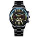 Men's Watch Fashion Beads Bracelet Watch Set Watch_voghion.com