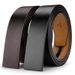 HOT No 3.5cm Width Genuine Leather Belt Straps Without Automatic Buckle Waist Belts Black Brown Plus Size 130 140 150cm_voghion.com