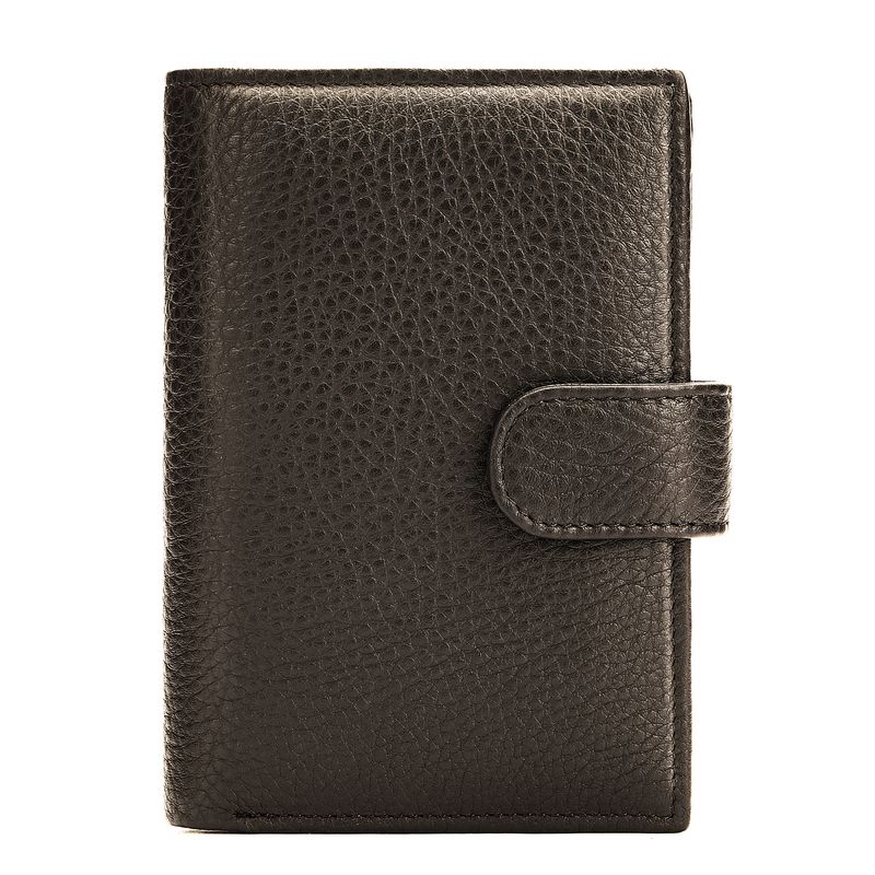 Anti Magnetic Fashionable Men's Short Wallet Genuine Leather Dollar Clip Multi Functional Card Slot Coin Purse On Behalf Of_voghion.com