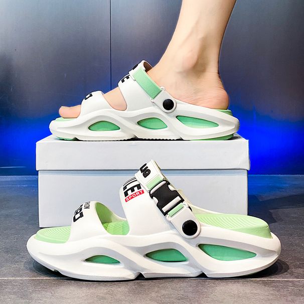 Meeste sussid, suvised õueriided, libisemiskindel paks tald, astmelise jalajäljega, vannitoas, rannas, spordis kandmiseks sobivad._voghion.com