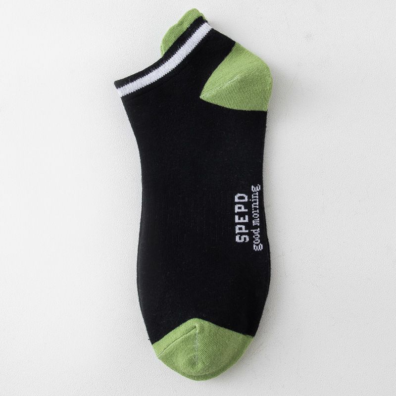 2025e 43-50 Plus Men's Large Size Cotton Short Loose Mouth Extended Boat Sports Socks_voghion.com