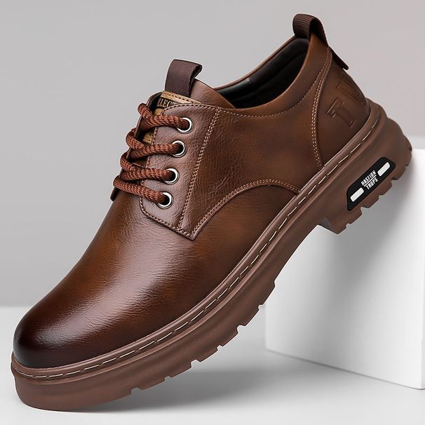 Herren Business Formelle Schuhe Herren Mokassin Atmungsaktiv Britischer Stil Ein Fußhocker Weiches Leder Weiche Unterseite Lässige Herrenschuhe_voghion.com