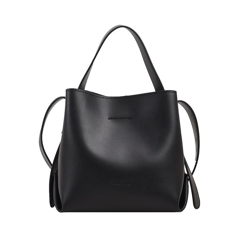 Women's Bag texture crossbody bucket bag autumn single shoulder pu commuter large capacity handbag_voghion.com
