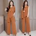 Fashionable Plus Size Women's Suit New 2025 Autumn Winter Wide Taipai Slimming Stylish Women's Clothing Three-Piece Set_voghion.com