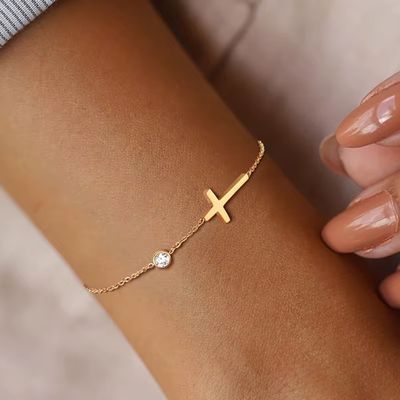 Cross Bracelet/ Anklet_voghion.com
