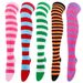 Christmas Knitted Striped Thigh Over Knee COS Anime Party Long Socks Women_voghion.com