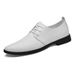 Slip-On Single Summer Round Toe Genuine Business Formal Leather Breathable Casual Men's Trendy Lazy Shoes_voghion.com