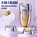 Épilateur pour femme, rasoir électrique sans fil et rechargeable, 3 en 1, pour l'épilation du corps et du visage, Royaume-Uni_voghion.com