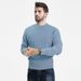 Herbst und Winter neue Herren Rundhals Pullover einfarbig lässige Mode Strickpullover_voghion.com