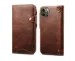 Genuine Leather Flip Case For IPhone 16 15 Pro Max Plus Cover Retro Wallet Book Shell_voghion.com