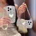 3D Bling Diamond Rhinestone Phone Case For IPhone 17 Air 16 15 14 Plus 13 12 Pro Max 11 Glitter Glitter Handbag Style Cover_voghion.com