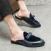 Summer Slippers Slip-On Backless Shoes Men's 38-47 Large Casual Size Half Loafers_voghion.com