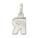 Sterling Silver Letter R Initial Charm_voghion.com