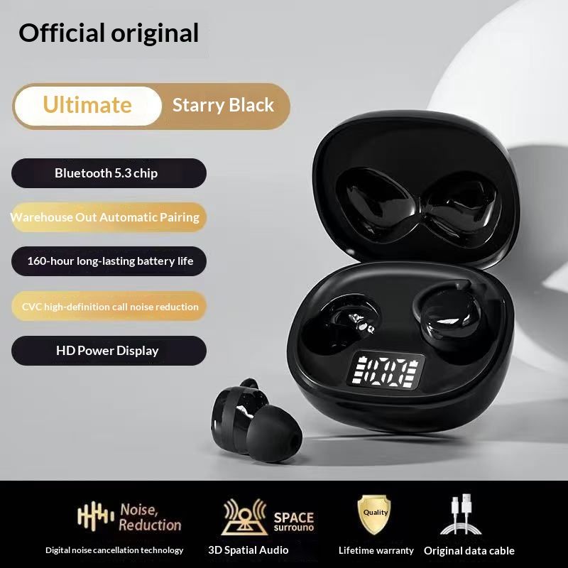NeoGear New X70 Cuffie wireless Bluetooth con riduzione del rumore per dormire, aspetto sportivo, unisex, display digitale intelligente_voghion.com