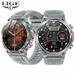 LIGE AK82 Smart Watch dla mężczyzn z funkcją połączeń Bluetooth, monitorem tętna, NFC, wodoodporną opaską fitness i baterią 800 mAh_voghion.com