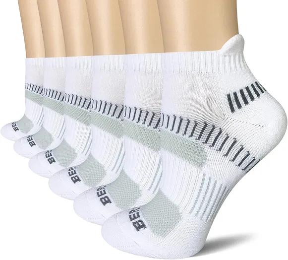 Women's Sports Running Cushioning Short Socks(6 Pairs)_voghion.com