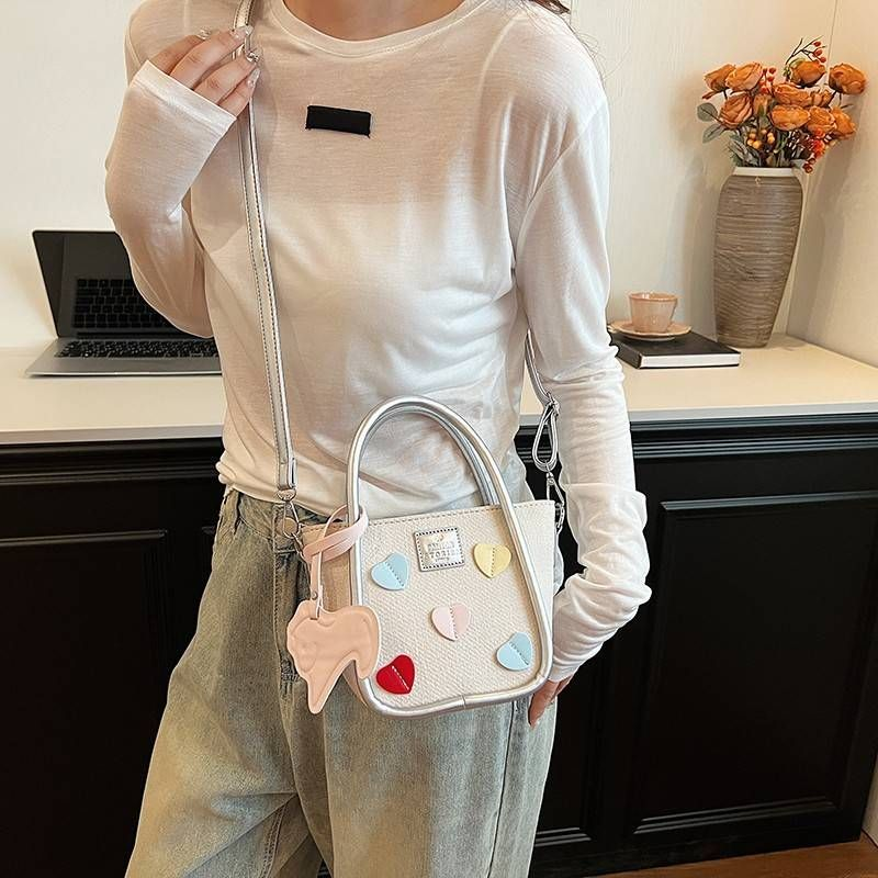 2024 Neue High-End-Print-Spleißen-kleine quadratische Tasche Schulter-Umhängetasche_voghion.com