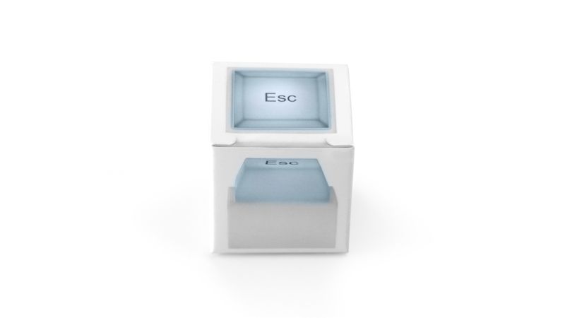 ESC Keyboard with Lighted Keys LED Light and Budget Brilliance_voghion.com