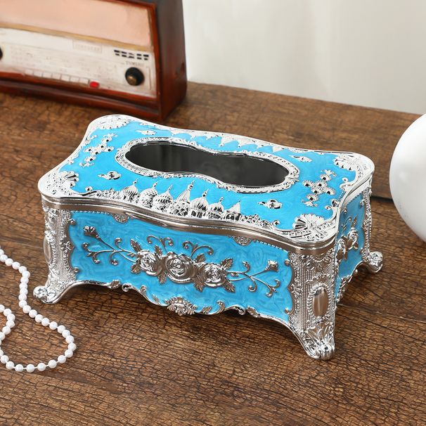 Namų baldų architektūrinė raižyta popierinė dėžutė viešbučio stalinė servetėlių dėžutė_voghion.com