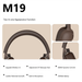 2025 New Fashion Style M19 Over-Ear Wireless Headphones Bluetooth 5.4 Universal For Mobile Phones_voghion.com