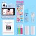 【Alta qualità】 Nuova macchina fotografica digitale per bambini con stampa ad alta definizione Polaroid Photo Printable_voghion.com