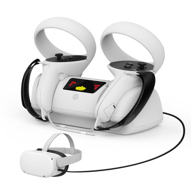 Oplaadstation voor Oculus Quest 2 VR-headset Snellaadstation Brillen-/Touch Controllerhouder voor Oculus Quest 2 Accessoires_voghion.com