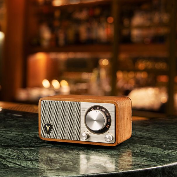 Haut-parleur Bluetooth créatif sans fil M1, lecteur stéréo portable, récepteur radio numérique portable, haut-parleur sans fil FM_voghion.com