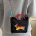 Embroidered Cute Dachshund Dog Bucket For Women 2025 Summer New Phone Commuter Shoulder Crossbody Bag_voghion.com
