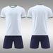 22-23 Light Board Trikot, kurzärmliges weißes Fußballset für Erwachsene, Teamtrikot_voghion.com