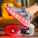 mit Rädern LED-Licht glänzende Rollschuhe Schuhe Kinder Geschenke für Jungen Mädchen Das beste Geschenk für Party Geburtstag Weihnachten_voghion.com