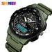 skmei double display outdoor sports multi-functional men's watch time beauty 3 time waterproof luminous pointer electronic watch_voghion.com