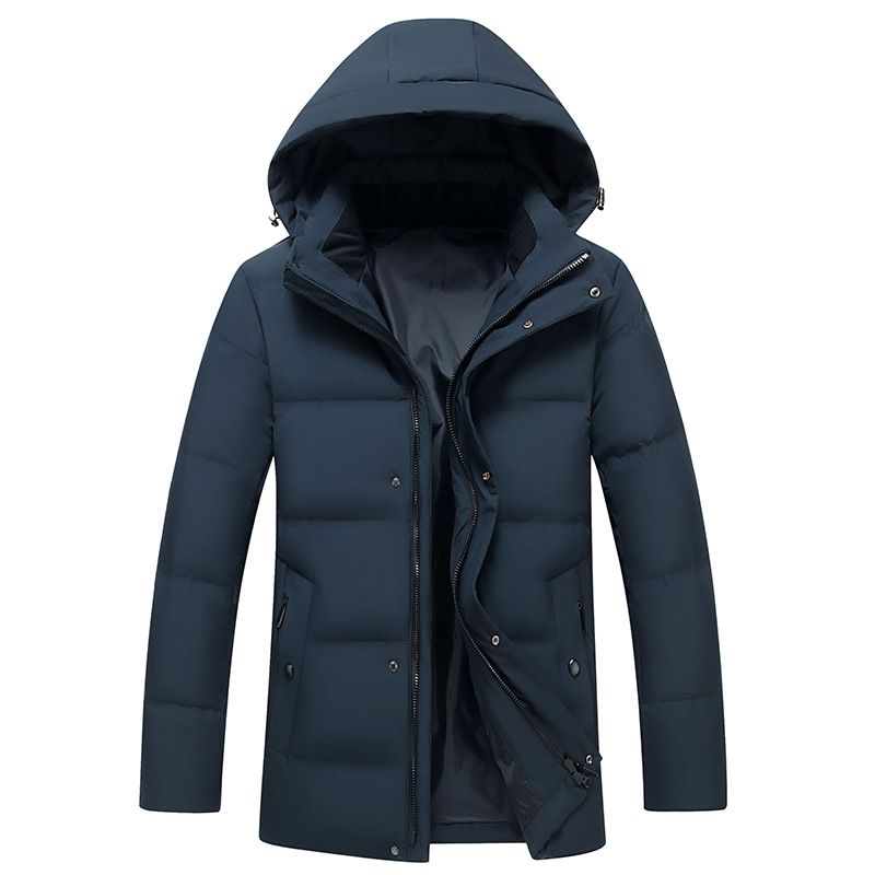 Doudoune courte d'hiver épaisse et résistante au froid pour hommes d'âge moyen et âgés, veste à pain, vêtements pour papa, nouvelle veste_voghion.com