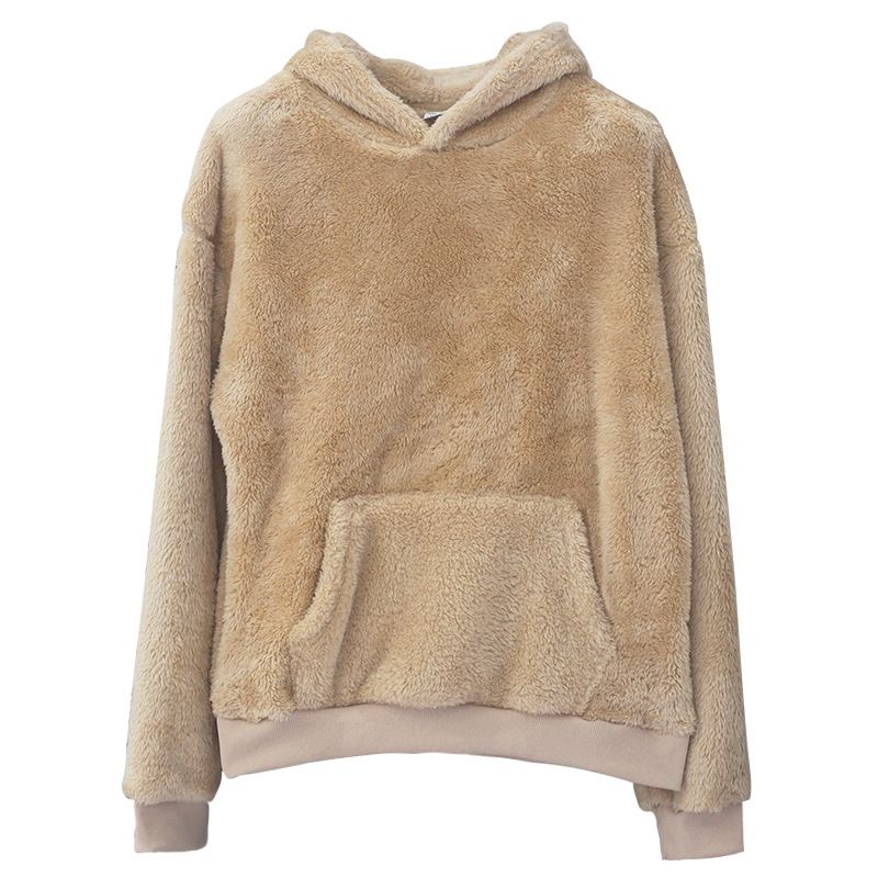 ​​Herren-Kapuzenpullover mit Fleecefutter | Winterpullover mit Sherpa-Innenseite, Oversize-Passform, warm und weich, Streetwear-Casual, Reißverschlussfreies Design​​_voghion.com