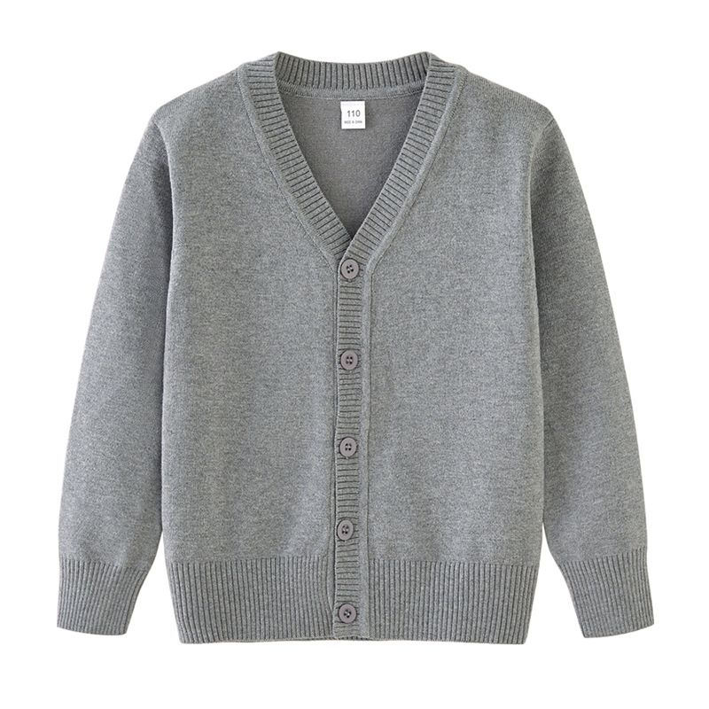 Kevadine ja sügisene laste kampsun Kampsun Vanemate-laste riided Poiste kudumine Kardigan Tüdrukute pikkade varrukatega mantel_voghion.com