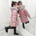Jacket Korean Style Medium And Large Tongli Velvet Thickened Medium And Long Dragonfly Hand Stuffed Cotton Padded Jacket_voghion.com