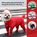 Impermeabile trasparente per cani e cuccioli, con cappuccio, impermeabile, in PVC morbido, per cani di piccola taglia, poncho antipioggia per cuccioli_voghion.com
