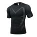 High Elasticity Fitness Men's Tight Fitting Quick Drying Basketball Suit, Moisture Wicking Running Long Sleeves_voghion.com