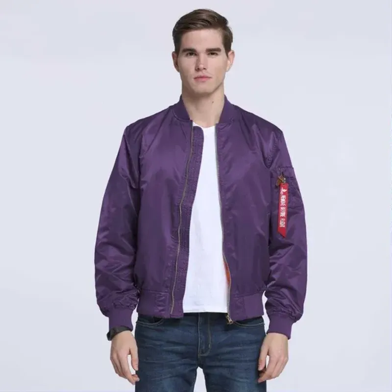 Frühling Herbst Wasserdichte Outdoor Mäntel Paar Frauen Bomber Männer MA-1 Jacke Männer der Flug Jacken T221017_voghion.com