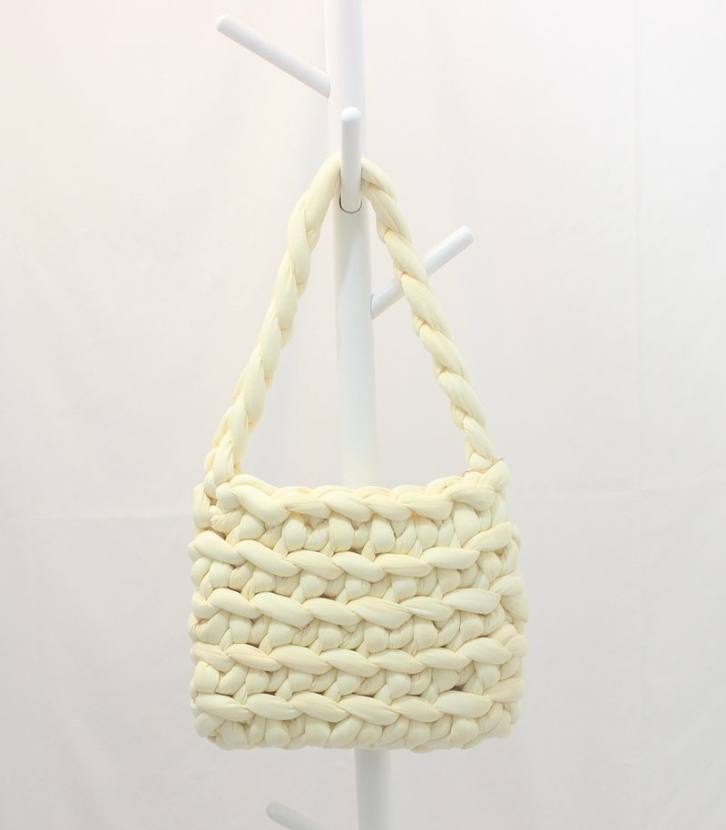 Borsa portatile in filato islandese extra spesso, fatto a mano, fai da te, tessuto a mano_voghion.com
